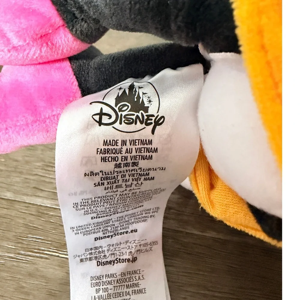Disney Animal Kingdom Minnie Mouse‎ Plush Pink Safari Shirt Souvenir Toy